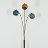 Koyoto globe light, floor lamp blue, gold, green, 3-light sources