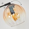 Koyoto globe light, floor lamp Amber, clear, 3-light sources