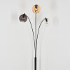 Koyoto globe light, floor lamp Amber, clear, Smoke-coloured, 3-light sources