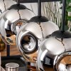 Ripoll hanging light, globe light, pendant light Ecru, black, 4-light sources