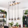 Ripoll hanging light, globe light, pendant light Ecru, black, 4-light sources