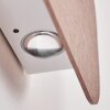 Homad Wall Light LED Rose gold, white, 1-light source