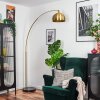 Baloca floor lamp, Arch lamps brass, black, white, 1-light source