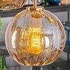 Koyoto hanging light, globe light, pendant light gold, black, 5-light sources