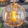 Koyoto hanging light, globe light, pendant light gold, black, 5-light sources
