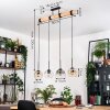 Ripoll hanging light, globe light, pendant light Ecru, black, 4-light sources