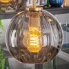 Koyoto hanging light, globe light, pendant light gold, black, 5-light sources
