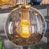 Koyoto hanging light, globe light, pendant light gold, black, 5-light sources