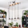 Ripoll hanging light, globe light, pendant light Ecru, black, 4-light sources