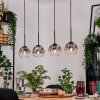 Ripoll hanging light, globe light, pendant light Ecru, black, 4-light sources