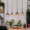 Ripoll hanging light, globe light, pendant light Ecru, black, 4-light sources