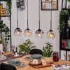 Ripoll hanging light, globe light, pendant light Ecru, black, 4-light sources