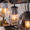 Koyoto hanging light, globe light, pendant light Ecru, black, 3-light sources