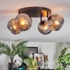 Ripoll ceiling light, globe light Smoke-coloured, 4-light sources