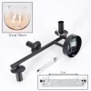 Koyoto ceiling light, globe light Amber, clear, 3-light sources