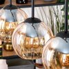 Koyoto hanging light, globe light, pendant light Ecru, black, 3-light sources
