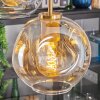 Ripoll hanging light, globe light, pendant light gold, black, 5-light sources