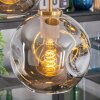 Ripoll hanging light, globe light, pendant light gold, black, 5-light sources