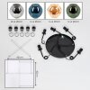 Ripoll hanging light, globe light, pendant light Amber, blue, chrome, green, Smoke-coloured, 5-light sources