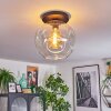Ripoll ceiling light, globe light clear, 1-light source