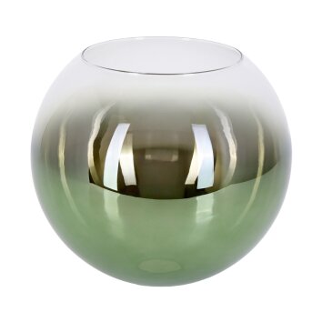 Glass lampshade  Koyoto replacement glass, spare part 25 cm green, clear