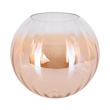 Lamp shade made of glass  Koyoto replacement glass, spare part 30 cm Amber, clear