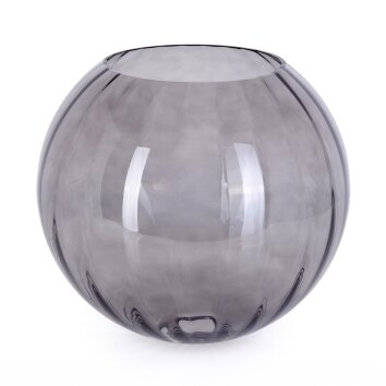 Lamp shade made of glass  Koyoto replacement glass, spare part 30 cm Smoke-coloured