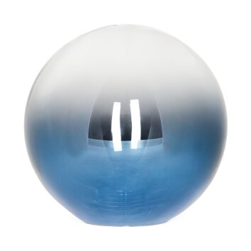 Lamp shade made of glass  Bernado replacement glass, spare part blue, clear