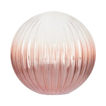 Lamp shade made of glass  Bernado replacement glass, spare part clear, coppery