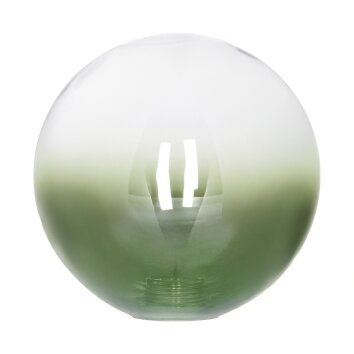 Lamp shade made of glass  Remaisnil replacement glass, spare part green, clear