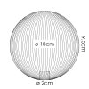 Glass lamp shade  Remaisnil replacement glass, spare part clear, coppery