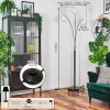 Gastor globe light, floor lamp white, 3-light sources