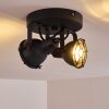 JONSERED Ceiling Light black, 2-light sources
