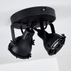 JONSERED Ceiling Light black, 2-light sources