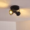 JONSERED Ceiling Light black, 2-light sources
