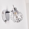KALIPURO Wall Light chrome, 1-light source