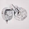 KALIPURO Wall Light chrome, 1-light source
