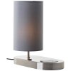Brilliant lights Clarie table lamp silver, 1-light source