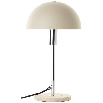 Mushroom Lamp  Brilliant lights Lillian table lamp beige, silver, 1-light source
