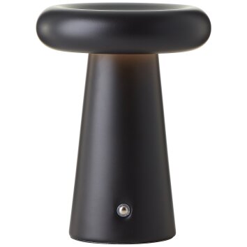 Brilliant lights Muffin table lamp LED black, 1-light source