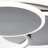 Brilliant lights Runda ceiling light LED black, 1-light source, Remote control