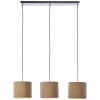Brilliant lights Tony pendant light black, 3-light sources