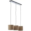 Brilliant lights Tony pendant light black, 3-light sources
