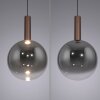 Paul Neuhaus lights BOWL pendant light LED brown, 1-light source