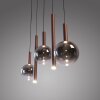 Paul Neuhaus lights BOWL pendant light LED brown, 5-light sources