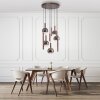 Paul Neuhaus lights BOWL pendant light LED brown, 9-light sources