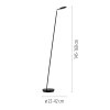 Paul Neuhaus lights BENTE floor lamp LED black, 1-light source