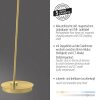 Paul Neuhaus lights BENTE floor lamp LED brass, 1-light source