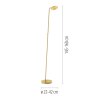 Paul Neuhaus lights BENTE floor lamp LED brass, 1-light source