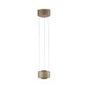 Paul Neuhaus Q-Serie Q-STRETTO pendant light LED bronze, 2-light sources, Remote control